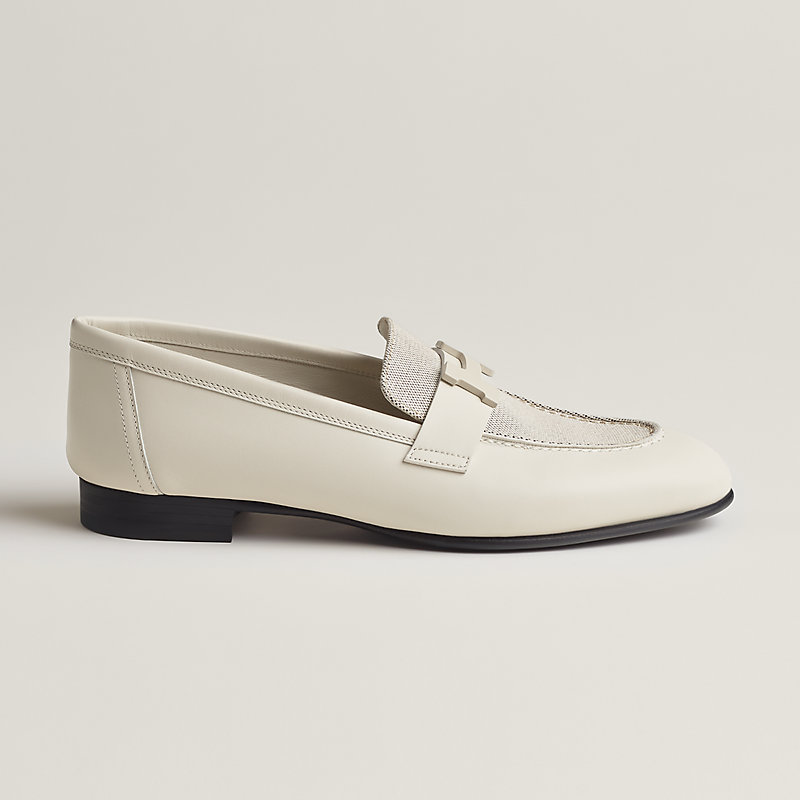 海外直送【HERMES】爽やかローファー☆モカシン\"Faubourg\" white 海外直送【HERMES】爽やかローファー☆モカシンFaubourg white